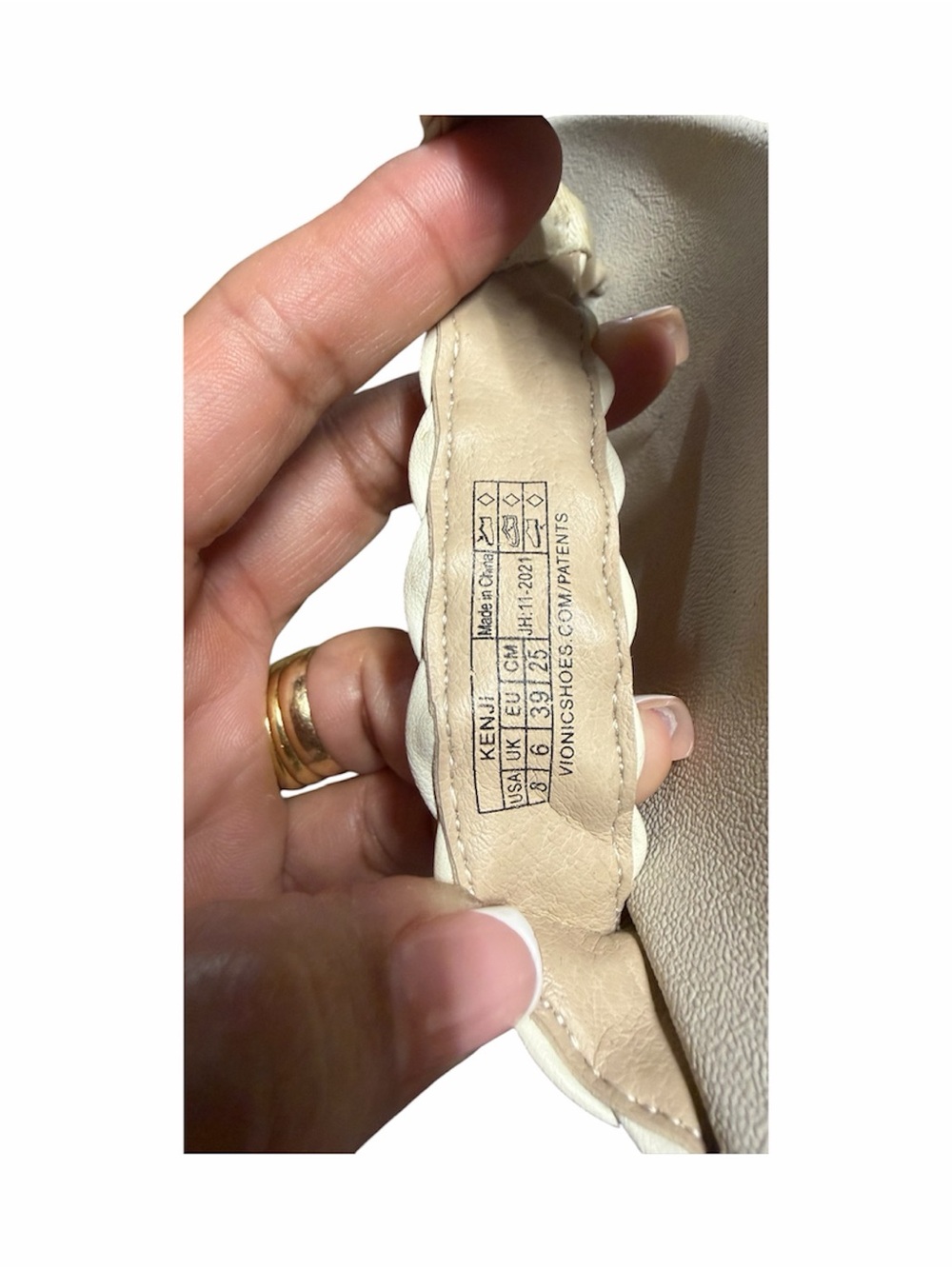 VIONIC Kenji - Cream Size 8 - Picture 5 of 7